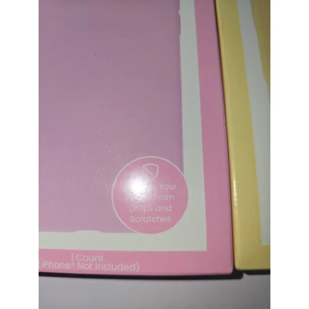 2-Pack Slim TPU Phone Case for iPhone Air Yell Pink Wireless Charging Compatible